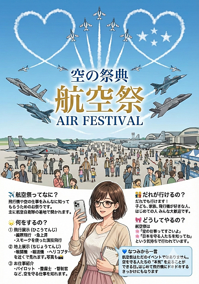飛行機物語　なつみ　航空祭