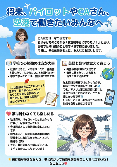 飛行機物語　なつみ