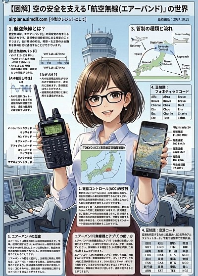 飛行機物語　エアーバンド　航空無線