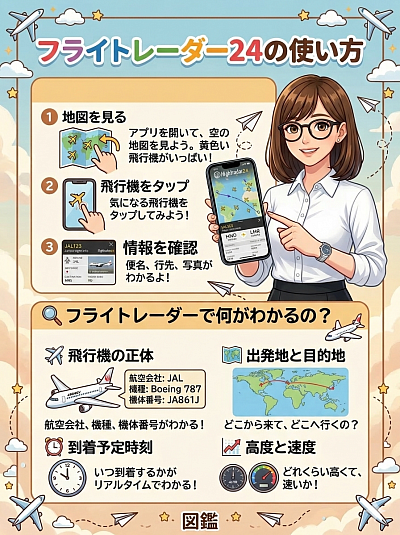 フライトレーダー24 飛行機物語